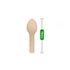 ice cream with wooden spoon